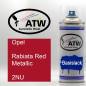 Preview: Opel, Rabiata Red Metallic, 2NU: 400ml Sprühdose, von ATW Autoteile West.